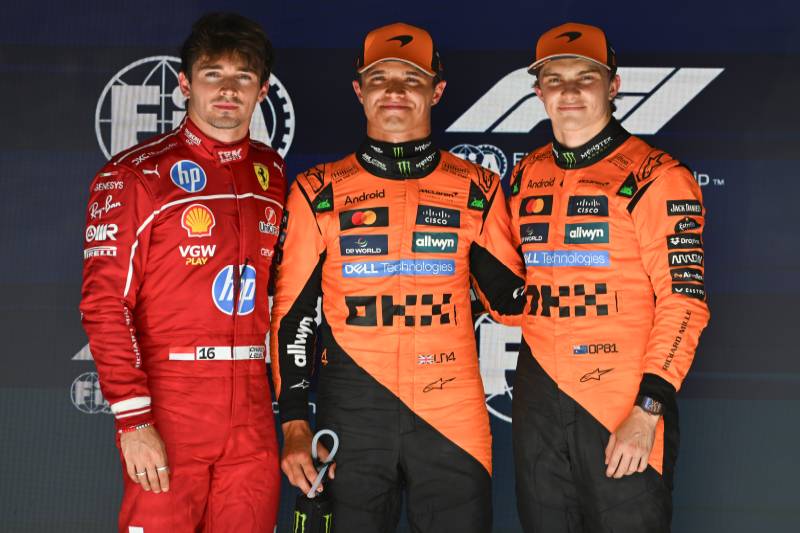 Norris wygrał główną czasówkę na torze Spa-Francorchamps
