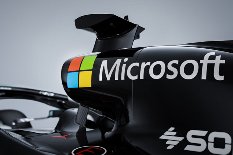 Microsoft dołączył do grona sponsorów ekipy Mercedesa