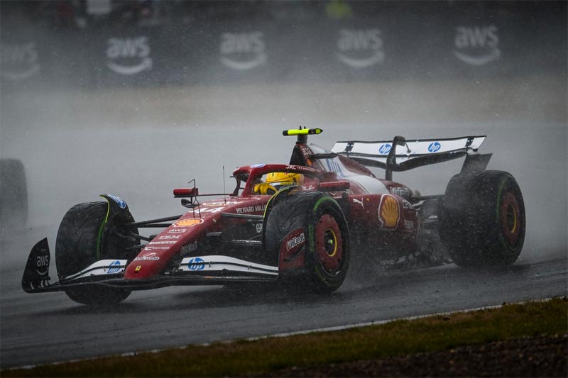 Hamilton tuż za podium w domowym wyścigu