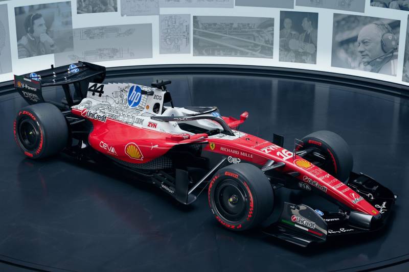 Ferrari także przygotowało specjalne malowanie na GP USA