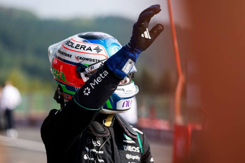 Leclerc postraszył, ale to Antonelli wygrał w Belgii. Russell odpadł z rywalizacji po kolizji z Hamiltonem