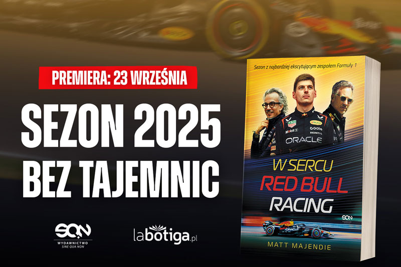 Co wydarzyło się za kulisami Red Bull Racing w sezonie 2025? Rusza przedsprzedaż książki